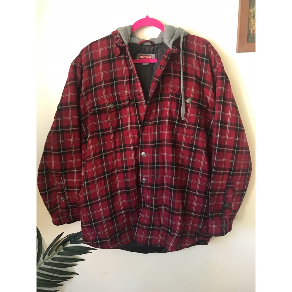 NWT Craftsman Hooded Shirt Jacket
